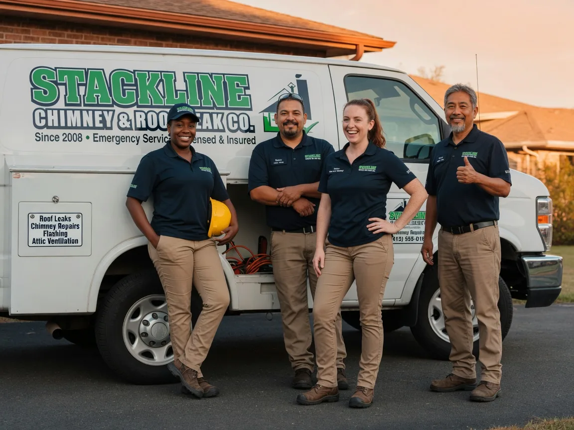 Chimney flashing repair company in Gypsum, OH
